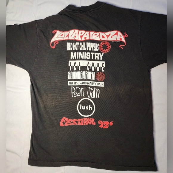 1992 LOLLAPALOOZA Dragonfly shirt Authentic Original - Picture 5 of 5